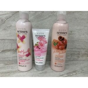 Avon Senses Cherry Blossom Hand Cream + Pink Daisy & Cranberry Body Lotion
